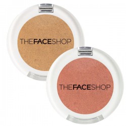 Тени для век, The Face Shop (Фейсшоп) 1.8 г Мерцающие запеченые одинарные BR01 Город Эмбер