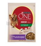 Влажный корм, Purina One (Пурина Ван) 100 г Моя собака непоседа с уткой пастой и фасолью