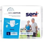 Подгузники-трусы для взрослых, Seni (Сени) р. L 10 шт актив лардж айр