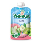 Пюре, Умница 100 г яблоко с 4 мес дой-пак